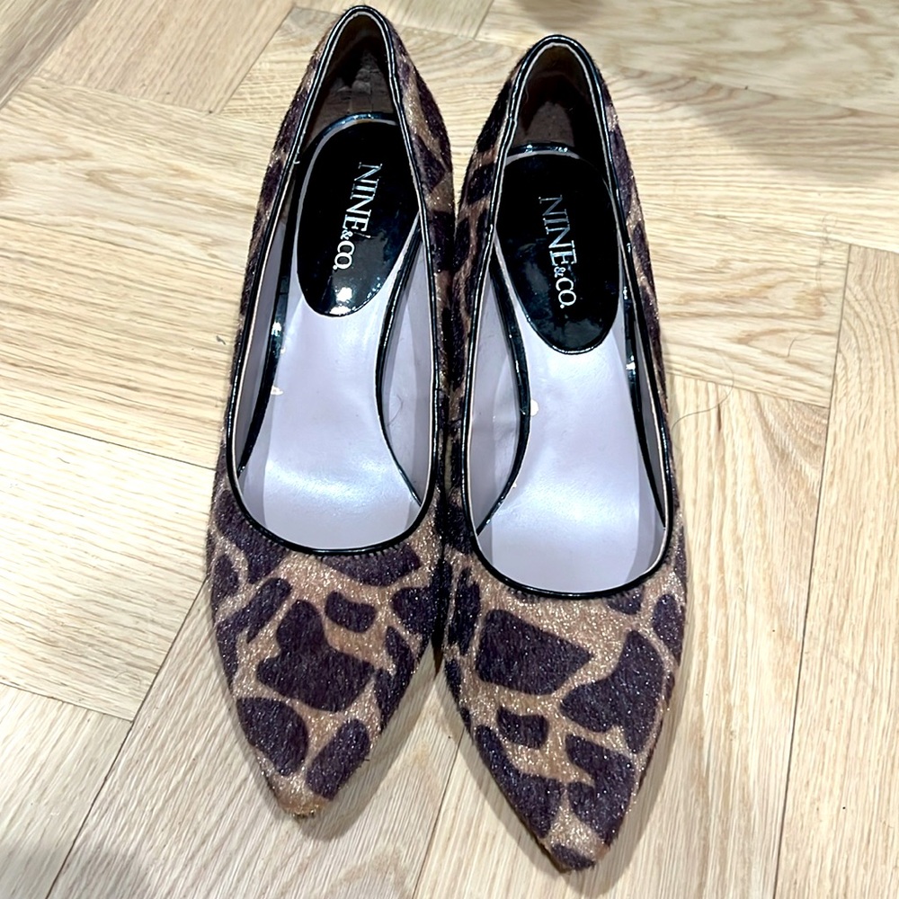 Nine and Co. Cheetah Heels